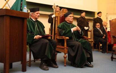 Nadanie tytułu doktora honoris causa prof. dr hab. inż. Władysławowi Włosińskiemu, czł. rzecz. PAN, dr h. c.