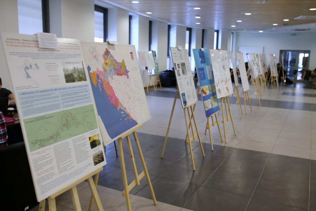 Wystawa map GIS z Chorwacji
