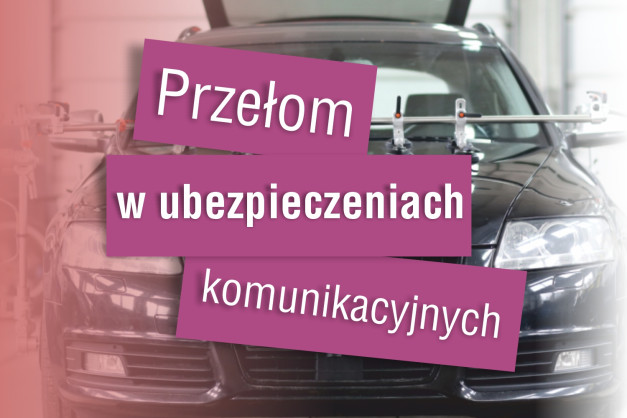 Przełom w ubezpieczeniach komunikacyjnych. Samochód z aparaturą pomiarową.