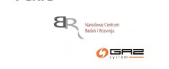 Logotypy PGNiG, Narodowe Centrum Badań i Rozwoju, GAZ SYSTEM. Napis: INGA- WSPÓLNE PRZEDSIĘWZIĘCIE.