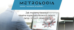Metrologia: szansa i wyzwanie przyszłości. Człowiek pracuje przy komputerze, tworząc cyfrowy model obiektu.