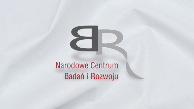 Logo Narodowego Centrum Badań i Rozwoju. Litery B i R w kolorze szarym i ciemnoszarym.