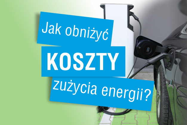 Jak obniżyć koszty zużycia energii? Samochód elektryczny podłączony do ładowarki.