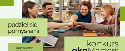 Grupa studentów i doktorantów jednoczy się w geście współpracy. Konkurs ekoMasters zaprasza do zgłoszeń do 23.10.2024.