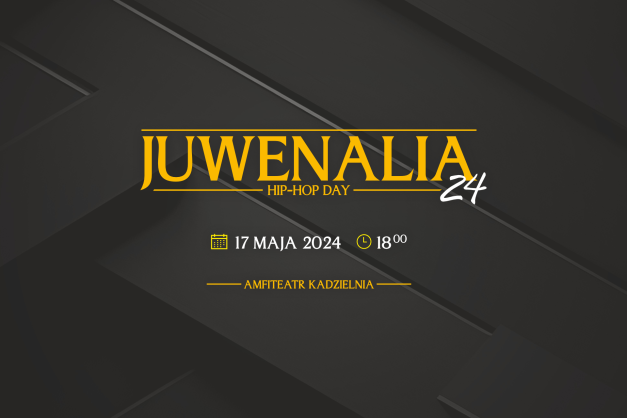 JUVENALIA 24 HIP-HOP DAY 17 MAJA 2024 18:00 AMFITEATR KADZIELNIA.