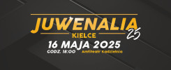 Juwienalia Kielce 25, 16 maja 2025, godz. 18:00, Amfiteatr Kadzielnia.