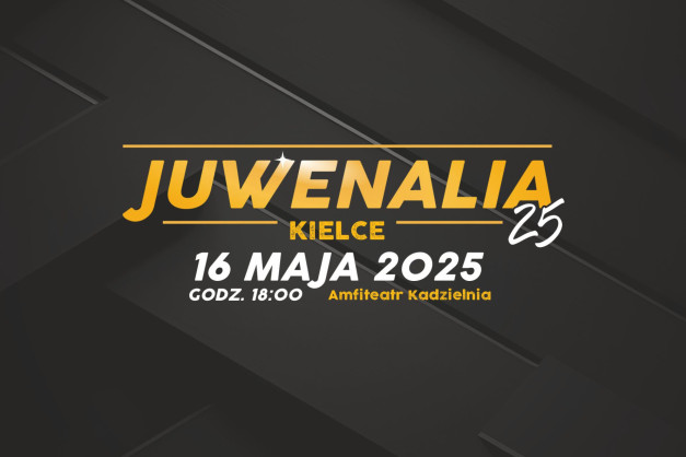 Juwienalia Kielce 25, 16 maja 2025, godz. 18:00, Amfiteatr Kadzielnia.