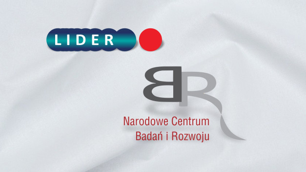 Napis "LIDER" i logo Narodowego Centrum Badań i Rozwoju na białym tle.