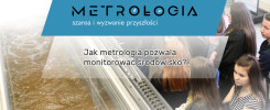 Metrologia: szansa i wyzwanie przyszłości. Młodzi ludzie obserwują przepływ wody w kanale.
