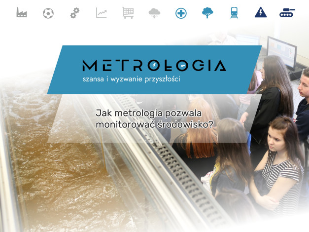 Metrologia: szansa i wyzwanie przyszłości. Młodzi ludzie obserwują przepływ wody w kanale.
