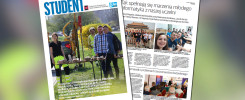 Magazyn "STUDENT" z artykułami o rekrutacji na Politechnice Świętokrzyskiej i sukcesach studentów informatyki.