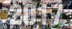 Politechnika Świętokrzyska. Zbiór wydarzeń: wykłady, uroczystości, studenci, sport, technologia.