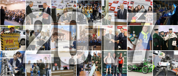 Politechnika Świętokrzyska. Zbiór wydarzeń: wykłady, uroczystości, studenci, sport, technologia.