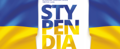 #FORUKRAINE: Stypendia pomocowe dla studentów z Ukrainy, 1000 PLN/osoba. Logo Amazon i Perspektywy Women in Tech.