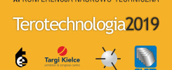 XI Konferencja Naukowo-Techniczna Terotechnology 2019. Logotypy: t, Targi Kielce, CLIM.